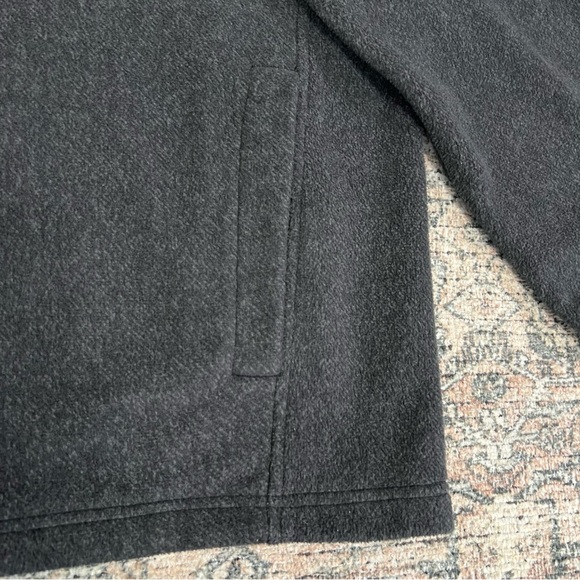 Carhartt Mens Quarter Zip Fleece Pullover Sweatshirt Dark Gray Size 2XL - Picture 6 of 13